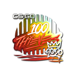 خرید Sticker | 100 Thieves (Foil) | 2020 RMR